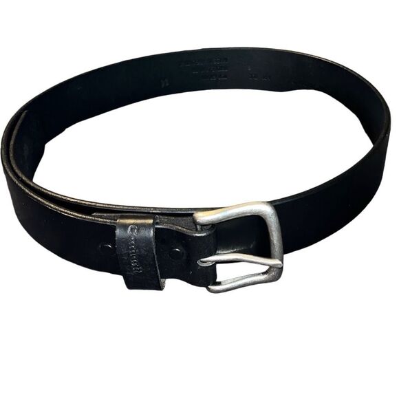 Carhartt A91-BLK Top Grain Bridle Leather Men Black Belt; 39 - Picture 4 of 4